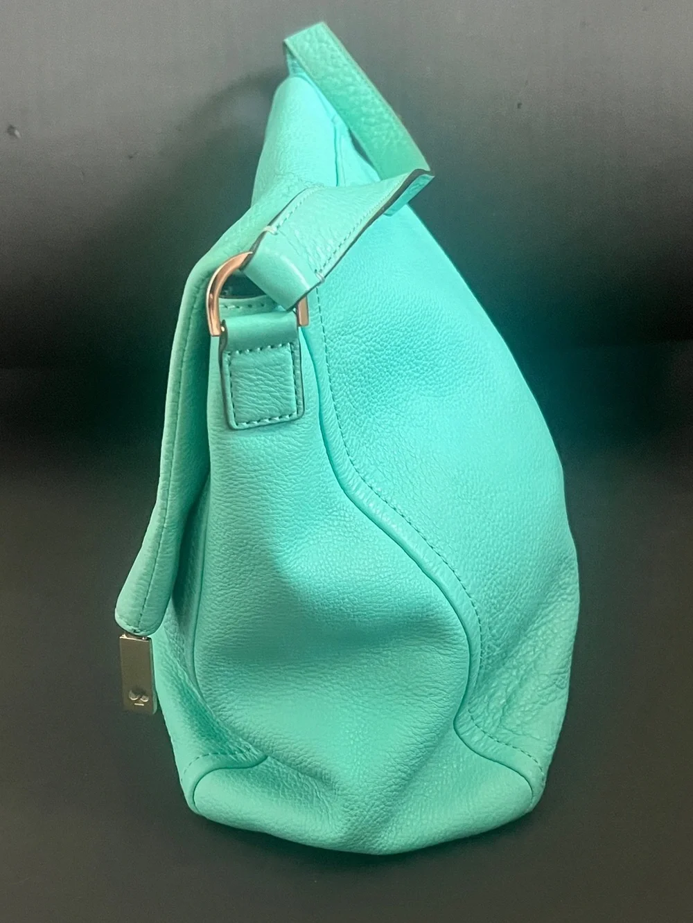 Kate Spade Cobble Hill Little Minka Turquoise Pebbled Leather Crossbody